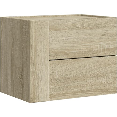 VidaXL Stenska nočna omarica sonoma hrast 45x30x35 cm, (21327348) Slike