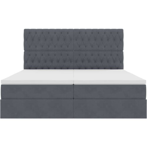  Krevet s od storage s madracem Tamno siva 180 x 200 cm Bar&amp;scaron;un - Tamno siva 180 x 200 cm Dizajn s jastučićima Slike