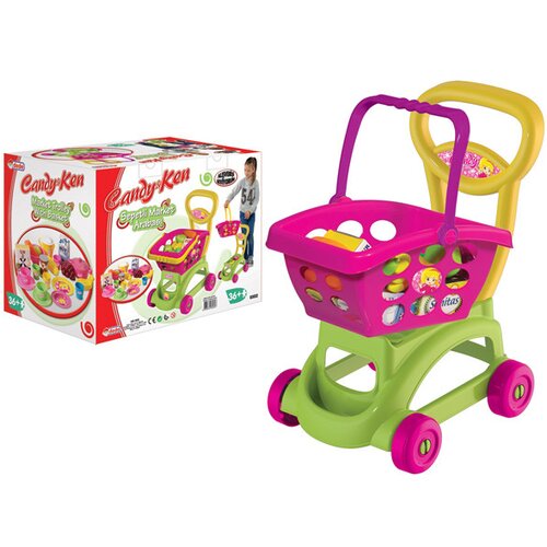 Dede kolica sa korpom za kupovinu i namirnicama - Candy &amp;amp; Ken ( 030327 ) Slike