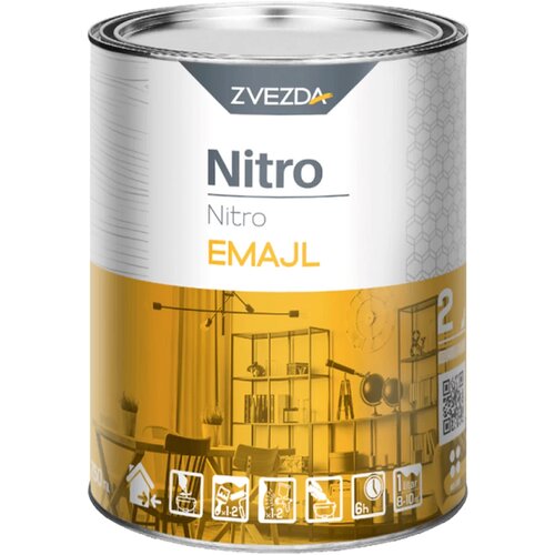 Zvezda Nitro emajl 0,75l Crna Cene