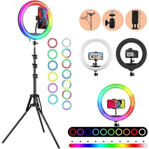  MJ26 RGB LED Ring Light Tripod Stalak