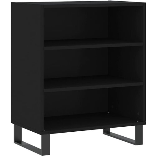 VidaXL Komoda črna 57x35x70 cm inženirski les, (20804651) Slike