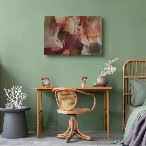  Slika - Spring composition &amp;ndash; transparencies and forms in watercolor style 120x80 Slike