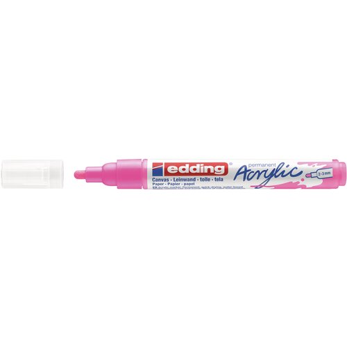 Edding akrilni marker medium 2-3mm obli vrh E-5100 ružičasti Cene