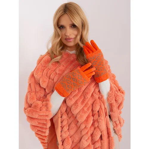 Wool Fashion Italia Gloves-AT-RK-2310.88-orange