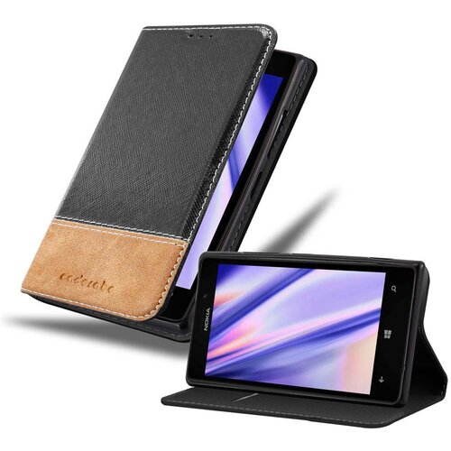 Cadorabo Case, združljiv z Nokia v črno rjavi barvi - za&scaron;čitni pokrov z magnetnim zapiranjem, stoječo funkcijo in režo za kartico, (20588323) Cene