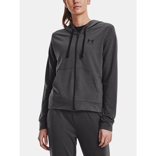Under Armour Sweatshirt Rival Terry FZ Hoodie-GRY - Women Slike