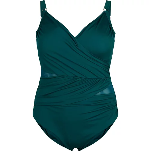 Swim by Zizzi Jednodijelni kupaći kostim 'SBASIC' zelena