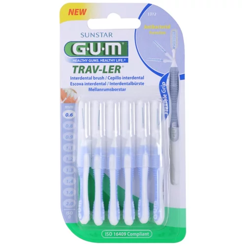GUM Trav-Ler medzobne ščetke 6 ks 0,6 mm 6 kos