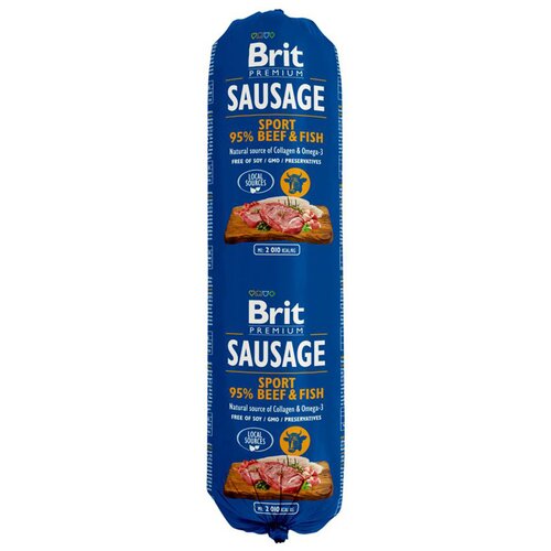Brit Sausage 12 x 800 g - Govedina in ribe Cijene