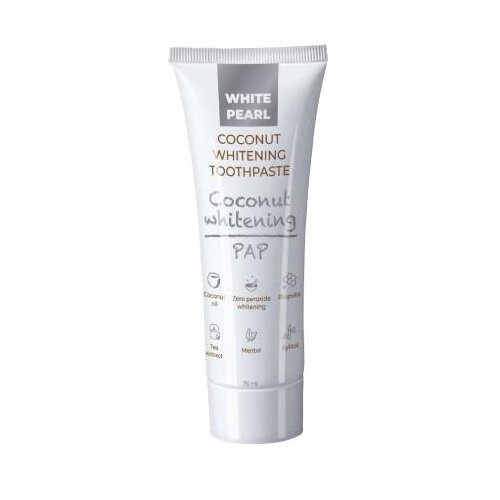 White Pearl PAP Coconut Whitening Toothpaste zubna pasta 75 ml Cijene