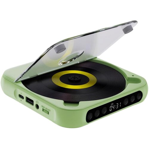 WIRELESS PLACE Prenosni mini CD predvajalnik - Walkman zvočnik - Naprava za pregled zgodnjega izobraževanja angleščine za učence - Jabolčno zelen, (5000129237) Cene