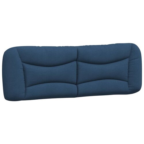 vidaXL Vzglavna stranica modra 160 cm blago, (21038462) Cene