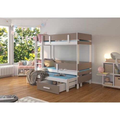 ADRK Troposteljna otro�ka postelja ETAPO 93 cm - BELA-HRAST TARTUF Cene