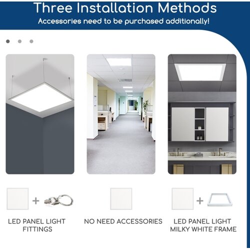 Aigostar led prigu&amp;scaron;iva panel za spu&amp;scaron;teni plafon 32W/230V wi-fi 60x60 cm Slike