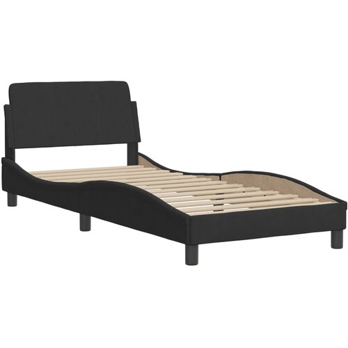 vidaXL Okvir za krevet s uzglavljem crni 90x200 cm baršunasti Cene