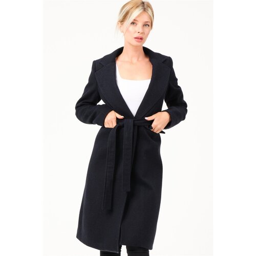 Dewberry Z6739 WOMEN'S COAT-LACİVERT Cene