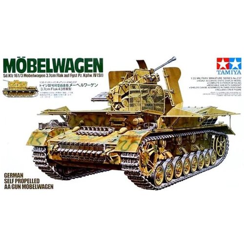 Tamiya Möbelwagen Sd.Kfz.161/3 3.7cm Flak auf Fgst Pz. Kpfw. IV (sf), (21287180) Cene