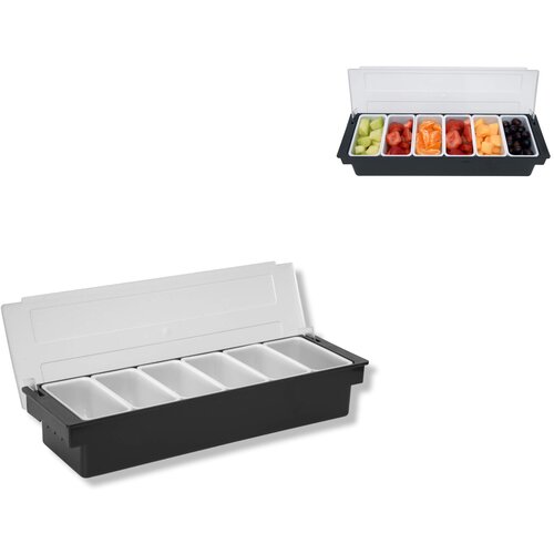 Wi Gastro Barska posuda 500x160x90mm C H A 001 crno-bela Slike