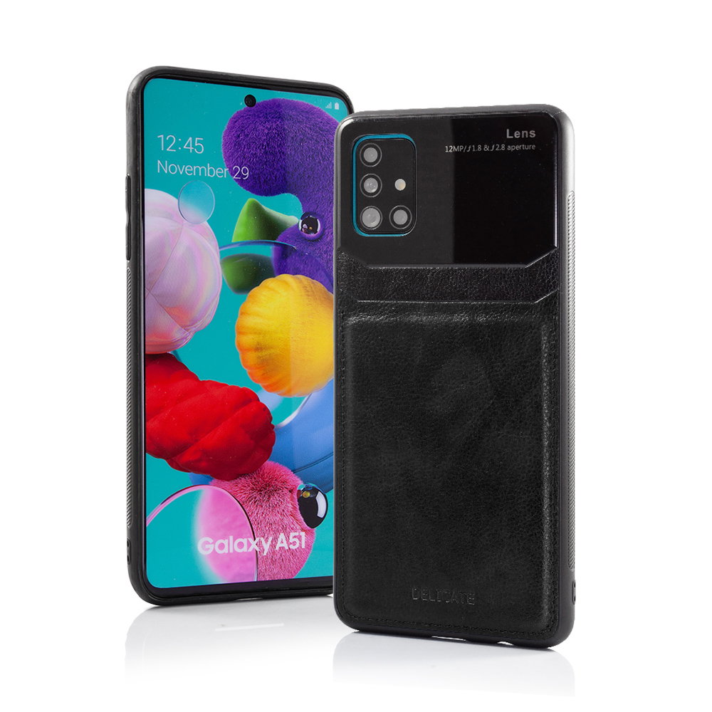 Samsung SLIM LEATHER Za&scaron;čitni ovitek A72 črn Cene