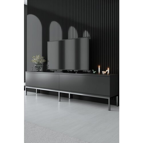 HANAH HOME lord - anthracite, silver anthracitesilver tv stand Cene