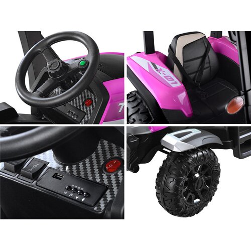  Veliki traktor s prikolicom 4&amp;times;4 &amp;ndash; roza Slike