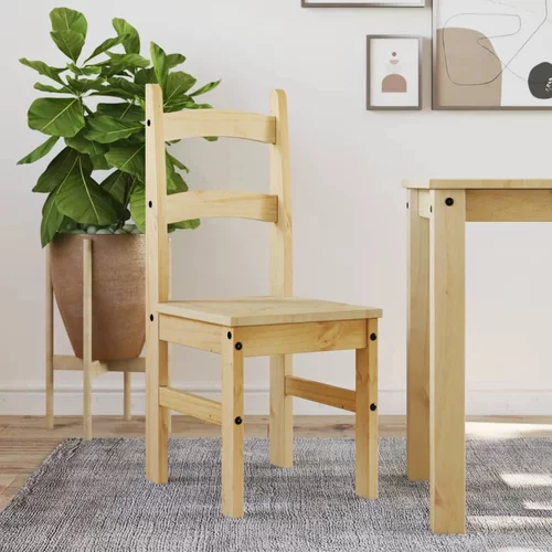  Blagovaonske stolice 2 kom 40 x 46 x 99 cm od masivne borovine