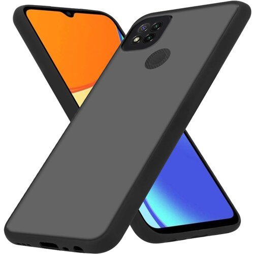 Cadorabo Xiaomi RedMi 9C/RedMi 10A in matirana črna barva - Hibridni za&scaron;čitni ovitek s TPU silikonom v notranjosti in matirano plastično zadnjo stranj, (20860412) Cene