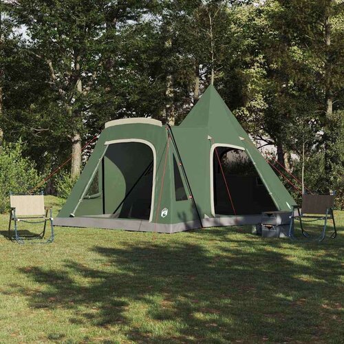  Teepee šotor s streho s shranjevanjem Zelena 545 x 450 x 295 cm, (5000091140) Cene