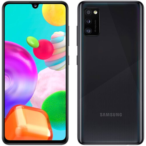 Samsung obnovljeno - znaki rabe - galaxy A41 crn 64 gb 4 gb ram dual sim - svetli znaki uporabe obnovljeno, (21565462) Slike