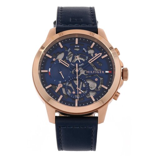 Tommy Hilfiger Ročna ura Henry 1710475 Gold/Navy Cene