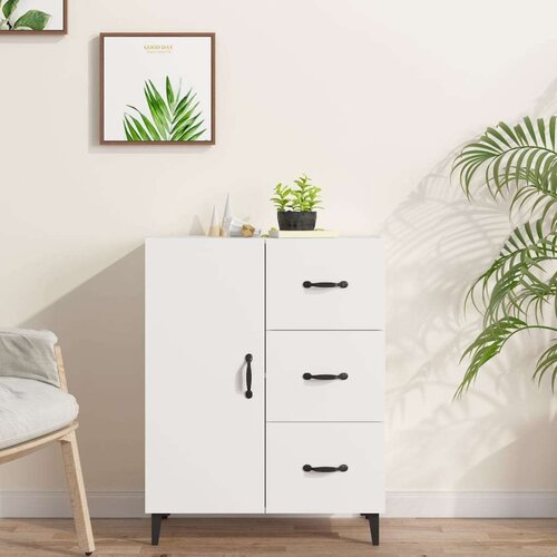  Komoda bijela 69 5x34x90 cm od konstruiranog drva Cijene
