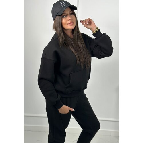 Kesi Insulated set sweatshirt + pants black Slike