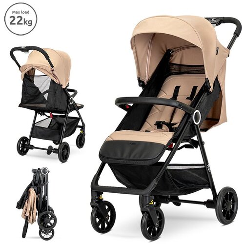 Lorelli Noir ki&amp;scaron;obran kolica, Beige Slike