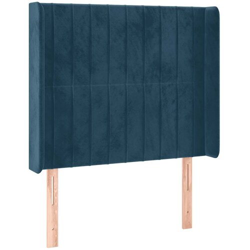  LED uzglavlje tamnoplavo 103x16x118/128 cm bar&amp;scaron;unasto Slike