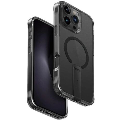 Uniq UNIKAT ETEUI ELEVA S STOJALOM VERTICA ZA IPHONE 16 PRO MAX ČRN, (21897646) Cene