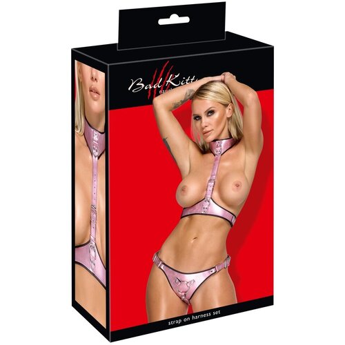 Bad Kitty Harness sa strap onom, Roze Cene