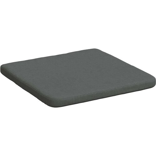 VidaXL Jastučići za sjedenje 4 pcs Tamno siva 40 x 40 x 3 cm tkanina Slike