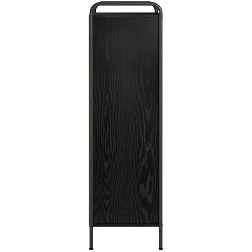  Ormarić za knjige 57 x 33 x 111 cm Konstruirano drvo Crni hrast - Crni hrast 57 x 33 x 111 cm Slike
