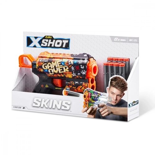 Zuru X-Shot Skins Flux blaster Game over Cene