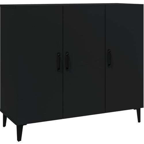 Maison Chic Komoda - Predalnik Črna 90x34x80 cm konstruiran les, (21715814) Slike