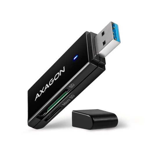 Axagon CRE-S2N SS USB-A CARD READER, AXA Cijene