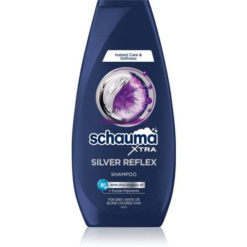 Schwarzkopf Schauma Silver Reflex šampon za neutraliziranje bakrenih tonova za posvijetljenu, hladno plavu kosu s pramenovima 350 ml Cene