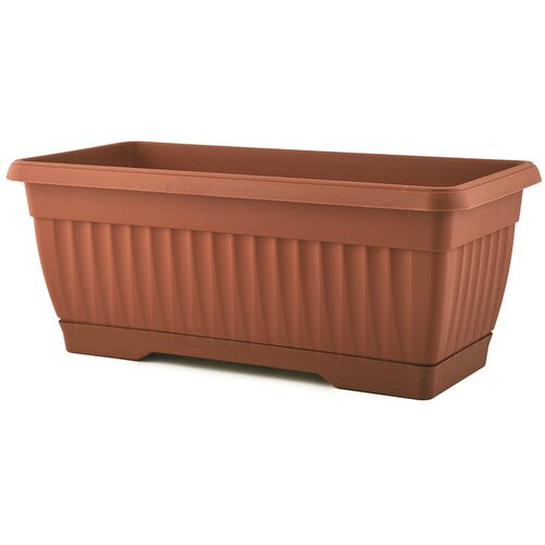 BLUMAX plastična žardinjera Mediteran (Vanjska dimenzija (D x Š x V): 50 x 19 x 16,5 cm, Plastika, Terakota) Cijene