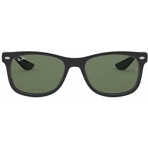 Ray-ban Otroška sončna očala Junior New Wayfarer zelena barva, 0RJ9052S