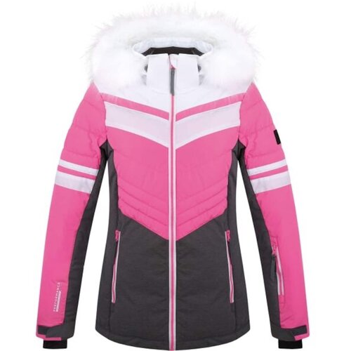 LOAP Women's ski jacket ORINNA Pink/Black/White Cene