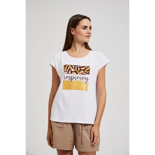 Moodo Women&amp;#039;s T-shirt with print - white Slike