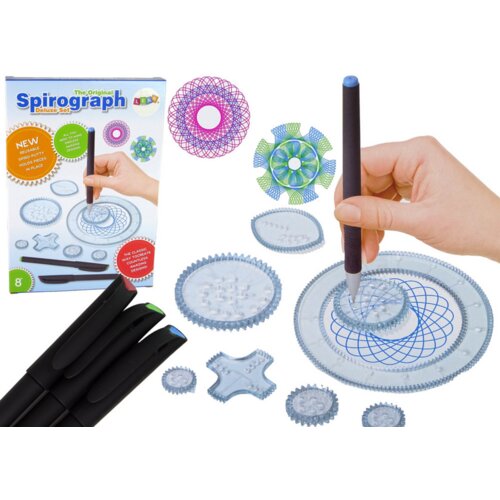  Geometric Set Spirograph Circles Pens Modeling clay 28 pcs Cijene