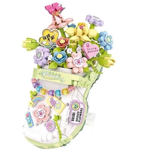 LOZ Flower Crocs Shoes Cene