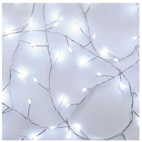 LED lanac 100xLED/3xAA 2,7 m hladno bela Slike